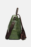 Large PU Leather Backpack Bag.