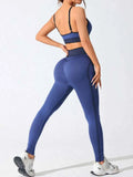Scoop Neck Cami and High Waist Leggings Active Set.