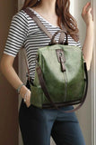 Large PU Leather Backpack Bag.