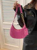 PU Leather Medium Shoulder Bag with EarPods Compartment.