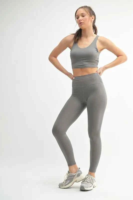 MONO B Venice Cloud Light Contour High-Waisted Leggings.