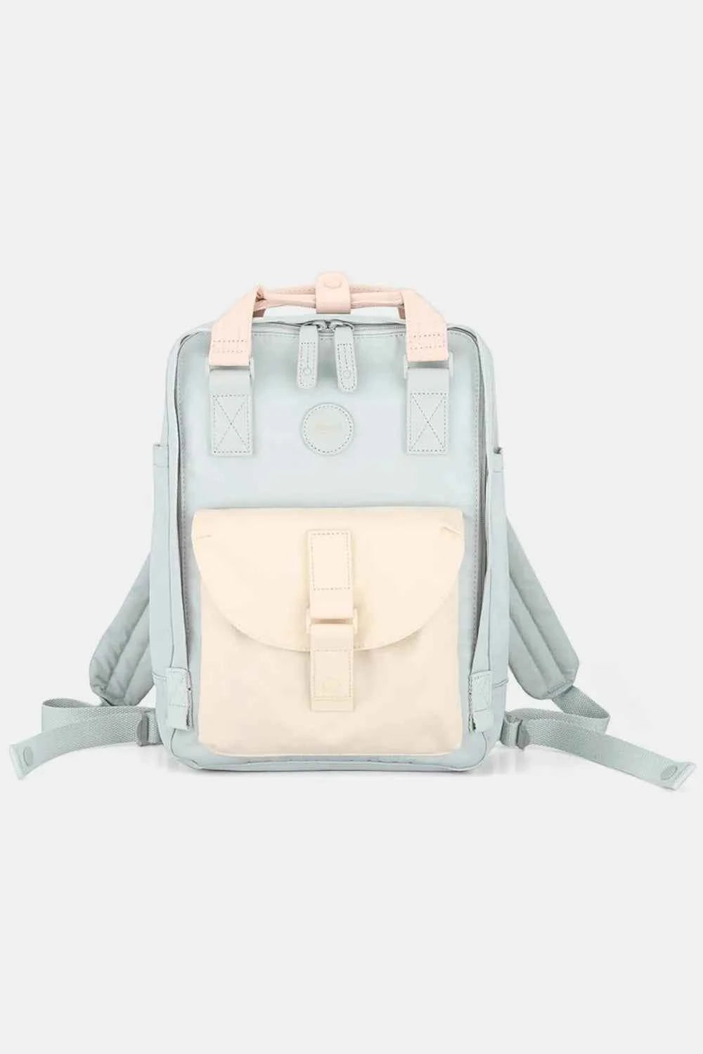 Himawari Contrast Waterproof Canvas Backpack Bag.