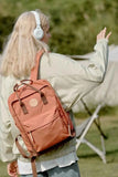 Himawari Waterproof Canvas Backpack with Side Pockets.