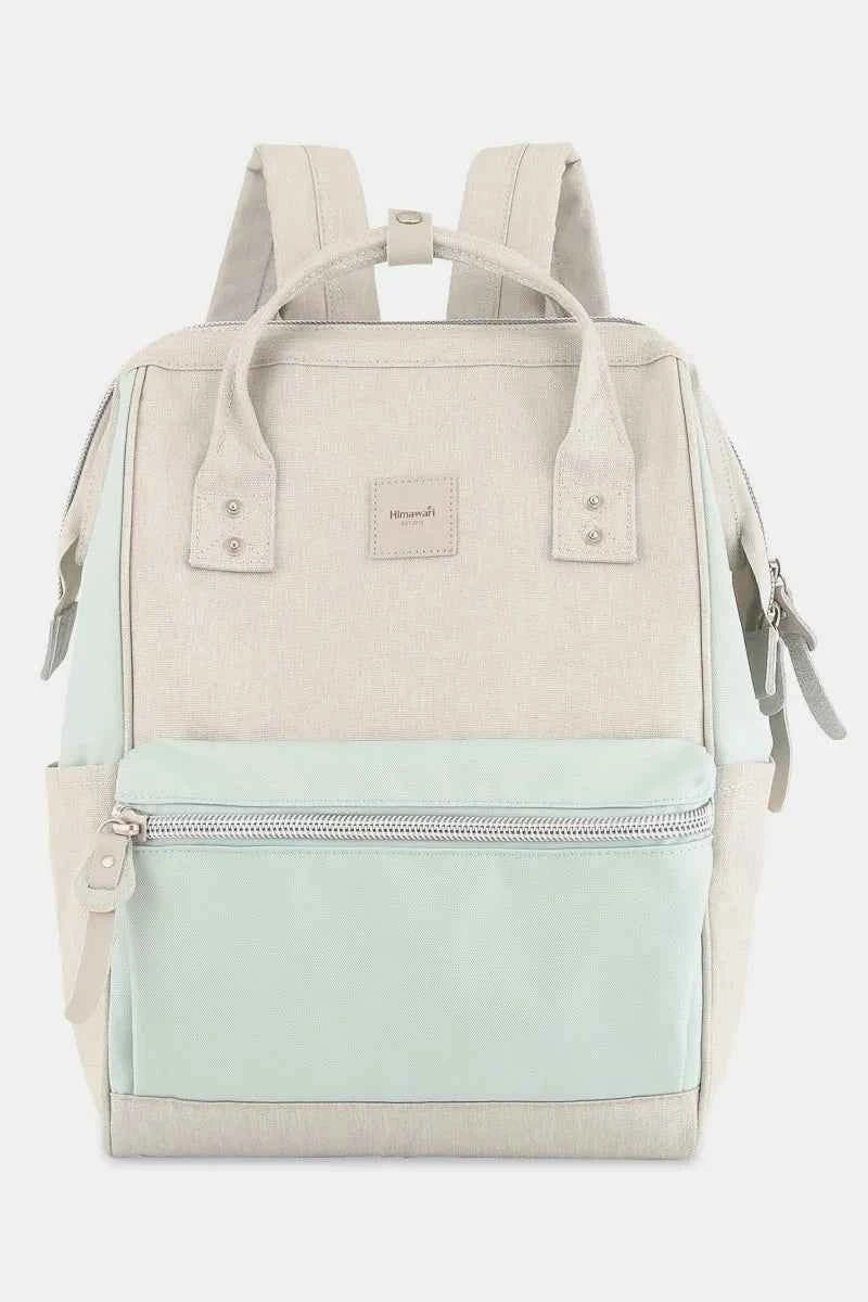 Himawari Water Resistant Canvas Backpack with USB Port.