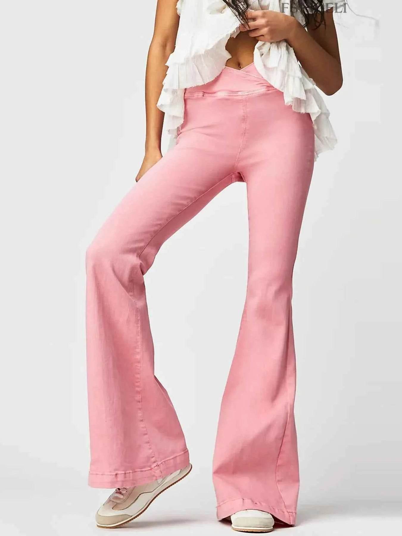 High Waist Flare Jeans for Women.