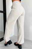 Elastic Waist Active Pants with Pockets.