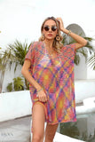 Colorful Angel Wings Mesh Beach Cover-Up for a trendy summer look by Trendsi