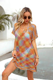 Brightly Colored Angel Wings Mesh Beach Cover-Up Perfect for Summer Outings by Trendsi