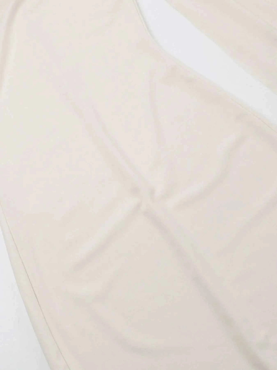 Asymmetrical Tied Sleeveless Maxi Dress.