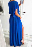 Surplice Flutter Sleeve Maxi Dress.