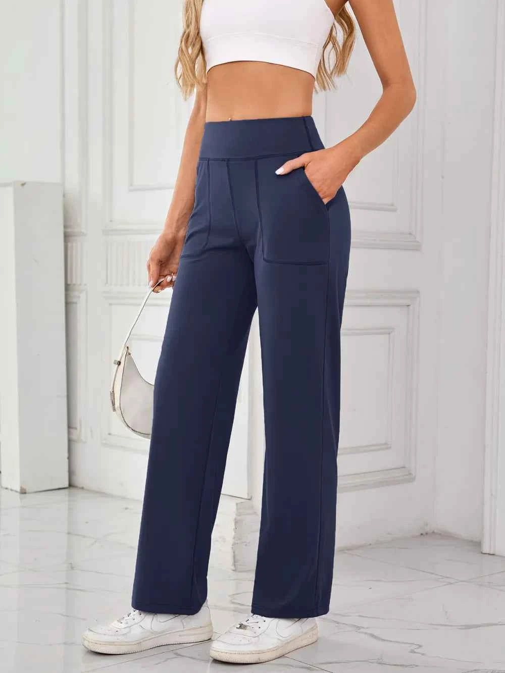 Lovelet High Waist Active Pants with Pockets.