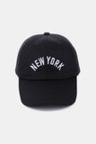 Embroidered City Baseball Cap.