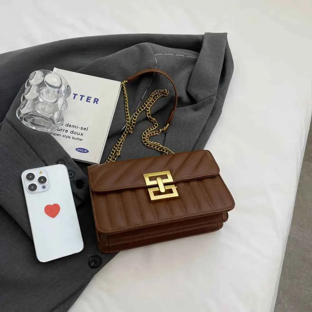 PU Leather Small Crossbody Bag.