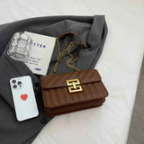 PU Leather Small Crossbody Bag.