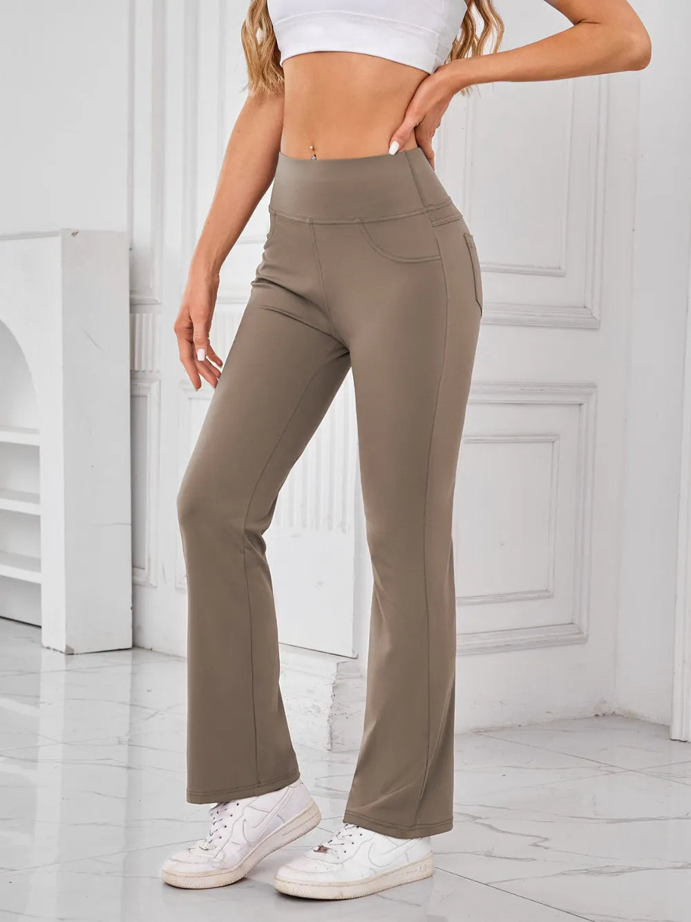 Lovelet High Waist Active Pants with Pockets.