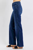Judy Blue Plus Size Tummy Control Straight Jeans.