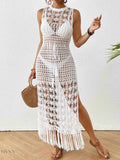 Backless Fringe Dress - Lightweight & Stylish Cover-Up - EBYNN