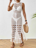 Backless Fringe Dress - Lightweight & Stylish Cover-Up - EBYNN