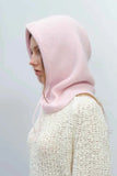 Solid Color Thermal Knit Drawstring Hat.