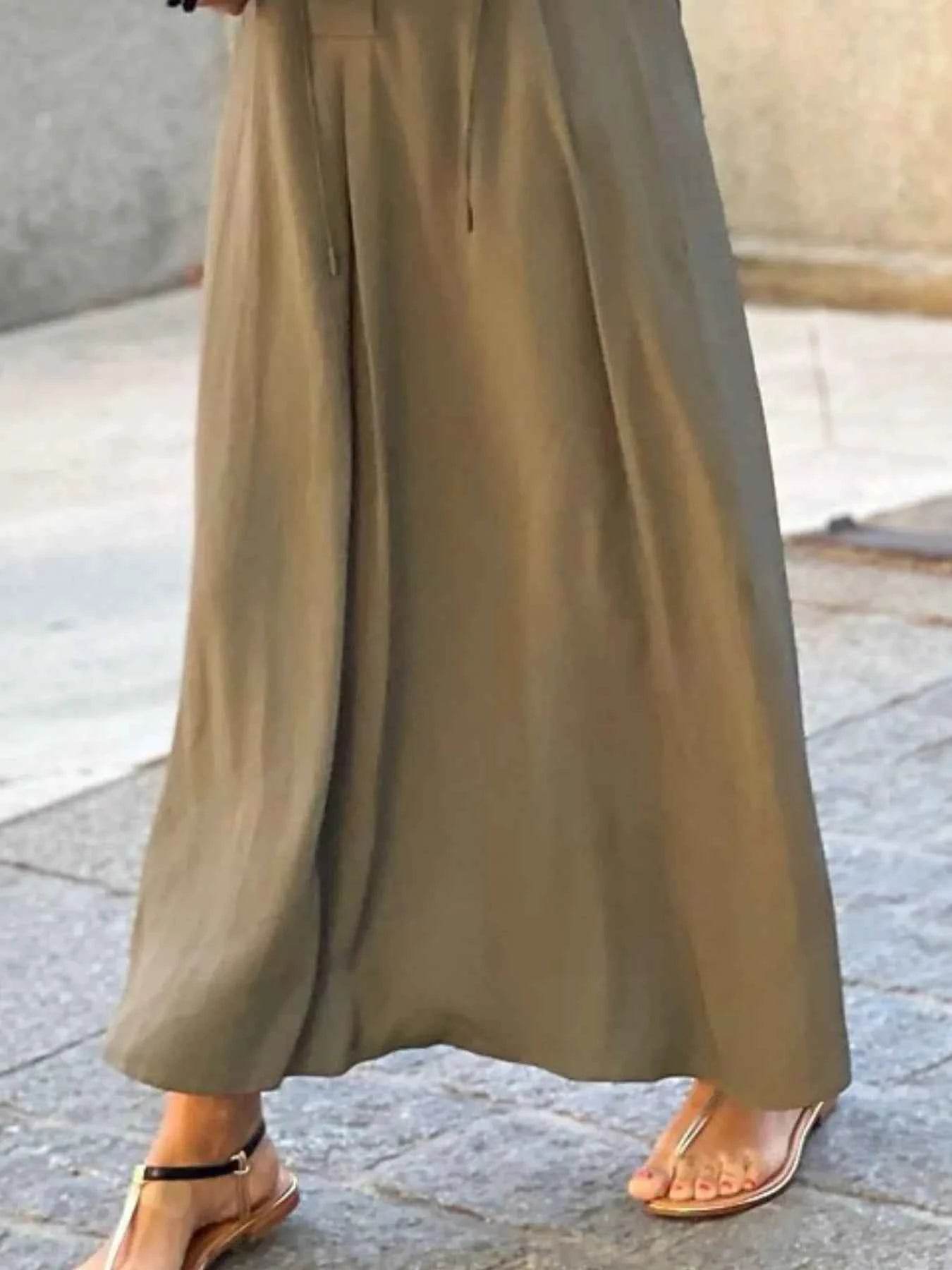 Plus Size Solid Color Maxi Shirt Dress.