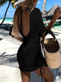 Backless Beach Cover Up Dress for Summer - EBYNN