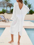 Backless Beach Cover Up Dress - Lightweight Stylish and Perfect for Summer Fun - EBYNN
