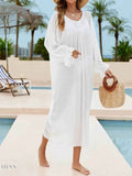 Backless Beach Cover Up Dress - Lightweight Stylish and Perfect for Summer Fun - EBYNN