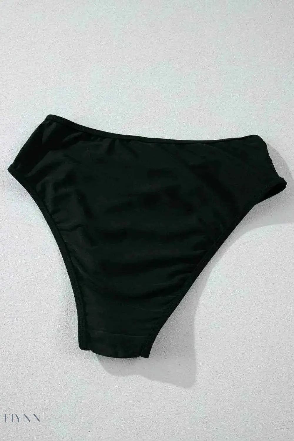 Sheer Mesh Bikini Set - Black Halter for Chic Look and Breathable Comfort - EBYNN