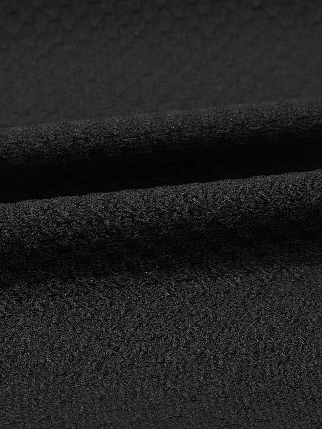 Bubble Sleeve Blouse - Patchwork Textured Fashion Top - EBYNN