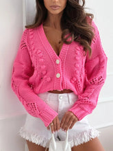 Button Up V-Neck Cardigan.