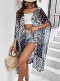 Printed Open Front Cover-Up.