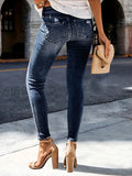 Distressed Skinny Jeans.
