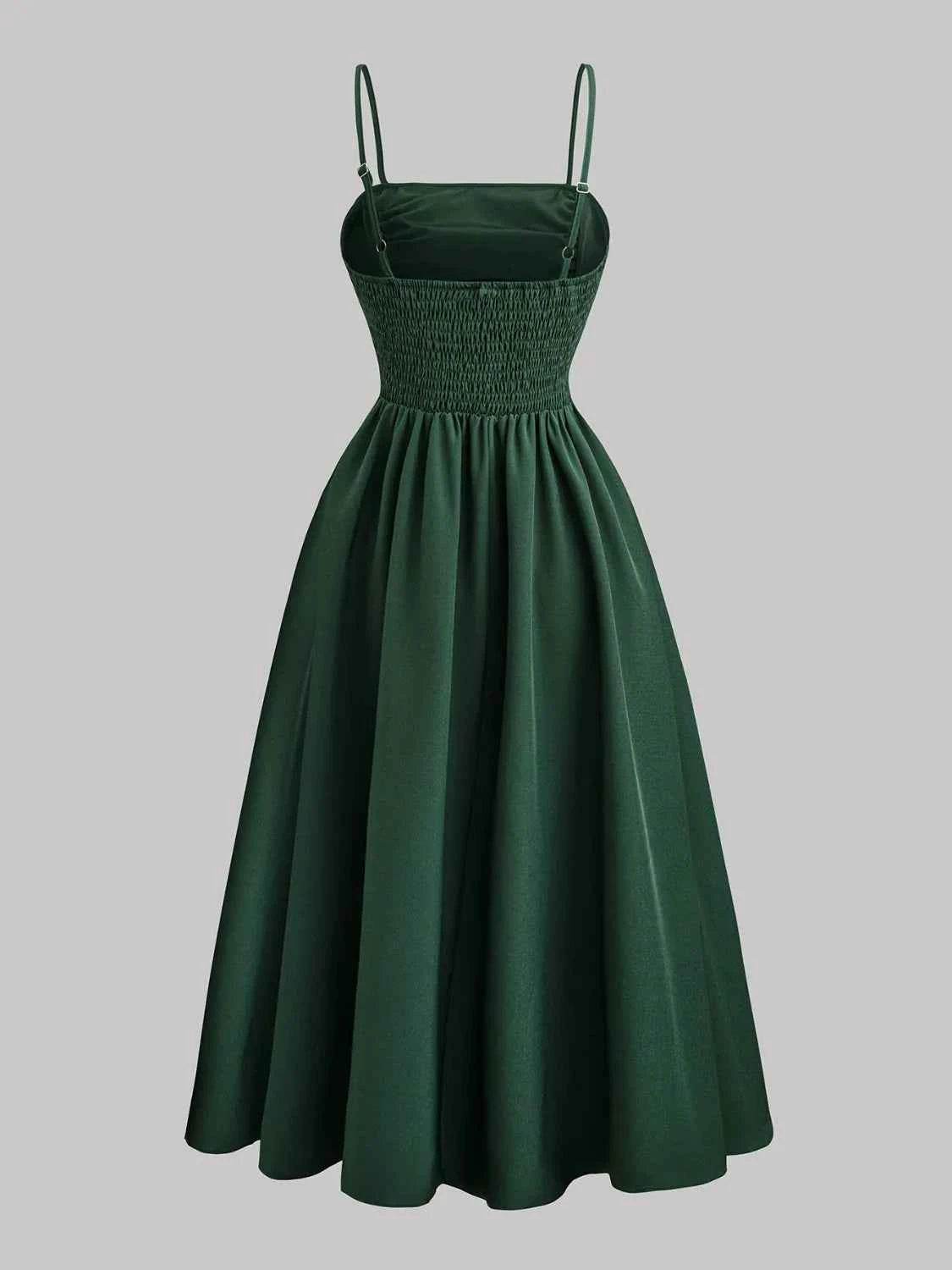 Smocked Square Neck Cami Dress.