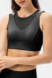 Cutout Wide Strap Active Tank Top.