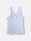 Crisscross Scoop Neck Active Tank Top.