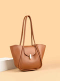 Large PU Leather Shoulder Bag with Pouch.