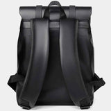 PU Leather Adjustable Strap Backpack Bag.