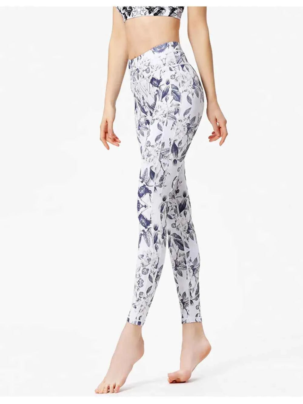 Printed High Waist Active Leggings.