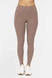 Soft Ribbed High Waisted Leggings.