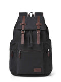 Large Canvas Backpack with Buckle Straps.