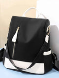 Color Block Convertible Backpack.