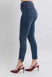 Judy Blue Plus Size High Waist Tummy Control Skinny Jeans.