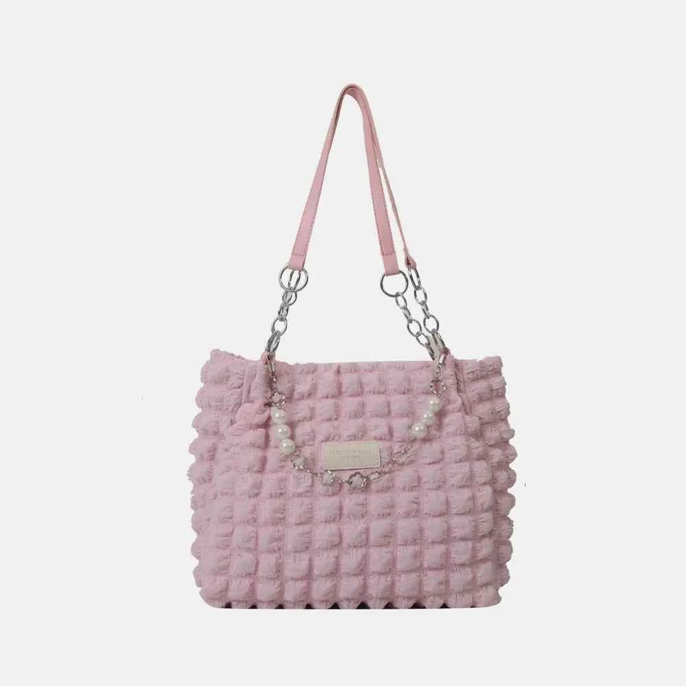 Bubble Textured Medium Tote Bag.
