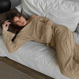 Texture Dropped Shoulder Long Sleeve Top and Pants Set.