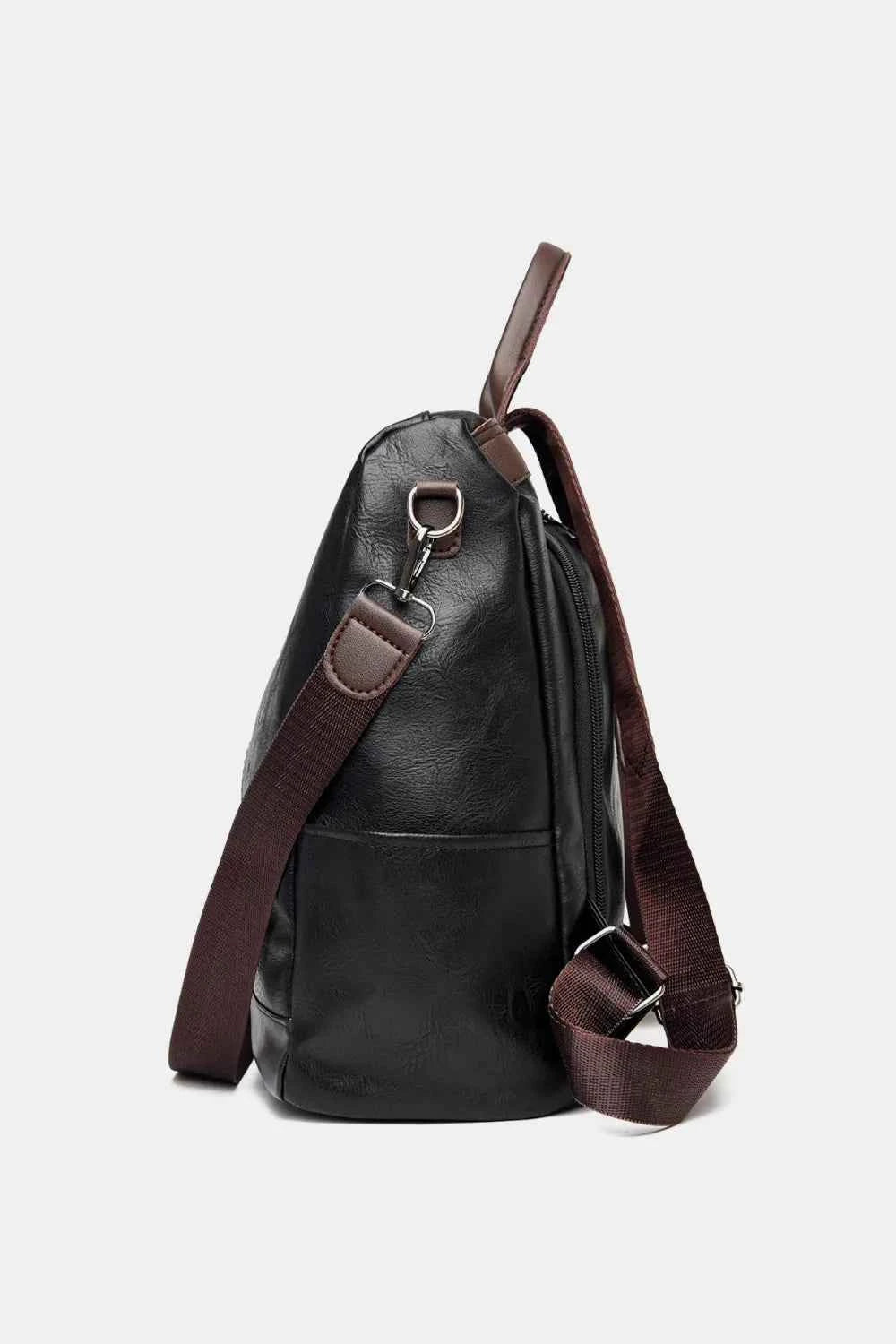 Large PU Leather Backpack Bag.