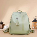Tassel Oxford Cloth Backpack.