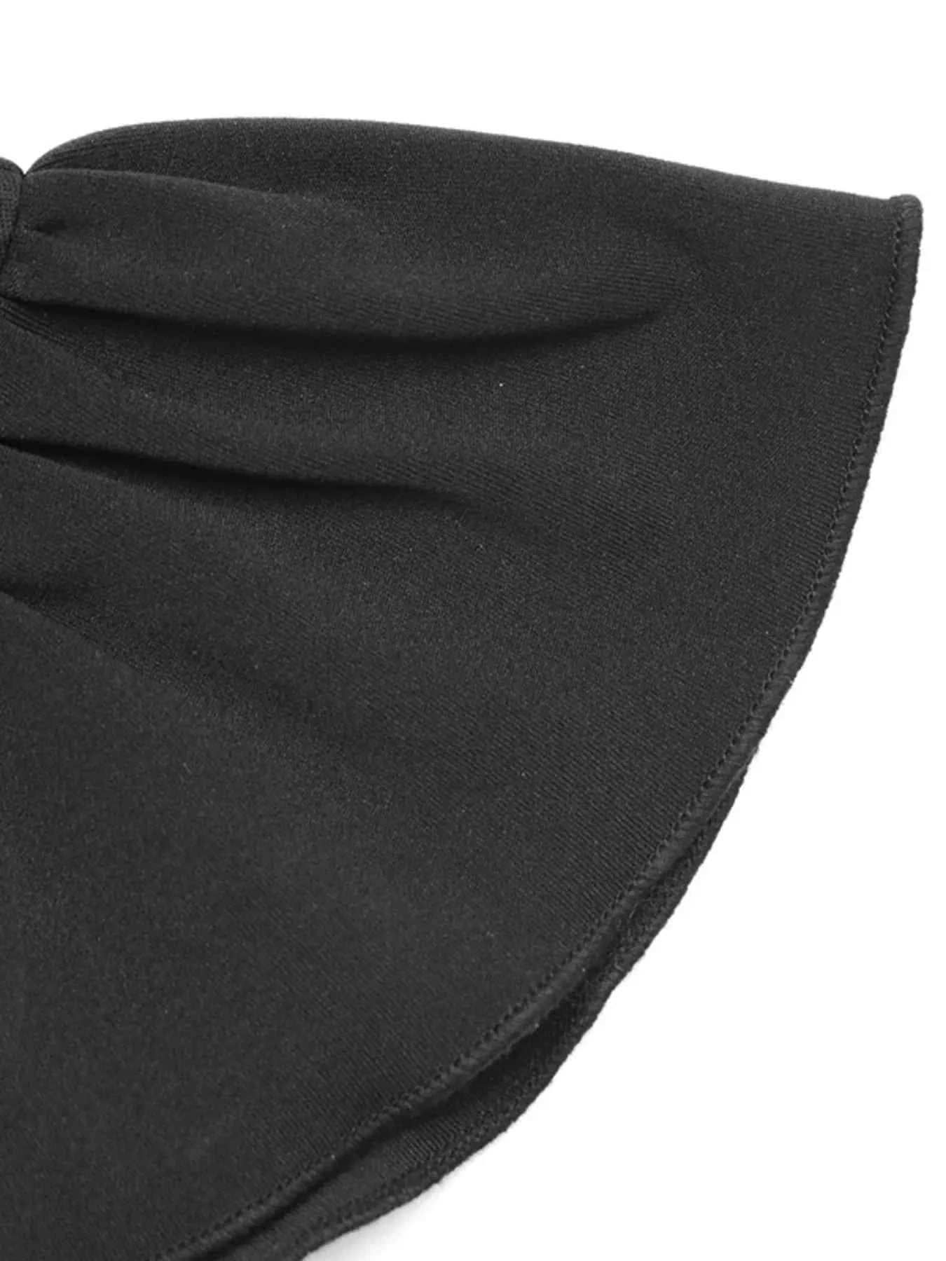 Pearl Detail Ruffled Cap Sleeve Jumpsuit.