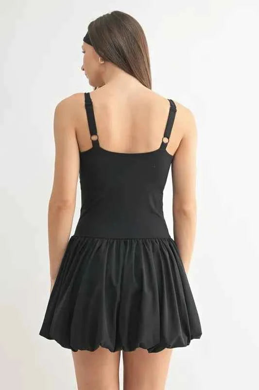 MONO B Bubble Active Mini Dress.