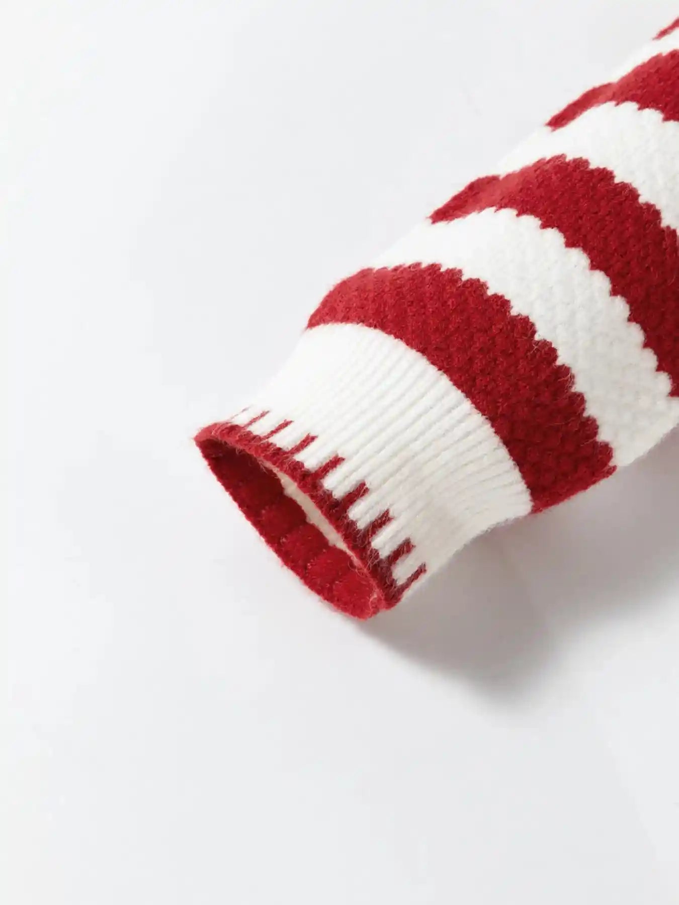 Button Down Striped Long Sleeve Cardigan.