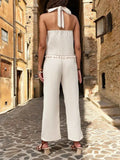 Halter Neck Cami and Pants Set.